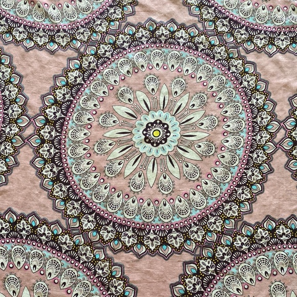 37” Square Scarf, Sarong, Tablecloth with Tassels - Picture 8 of 9